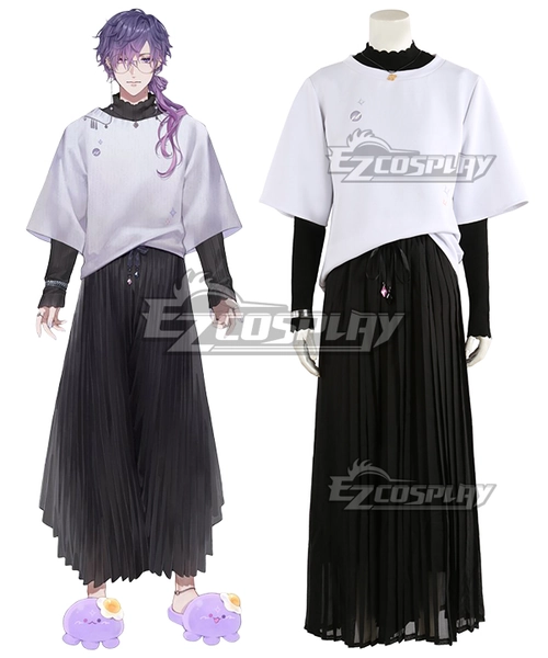 Virtual YouTuber NIJISANJI Noctxy Uki VioletaNew Outfit Cosplay Costume