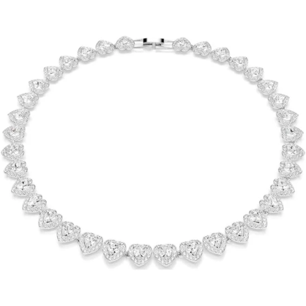Swarovski Ariana Grande Heart Tennis Necklace