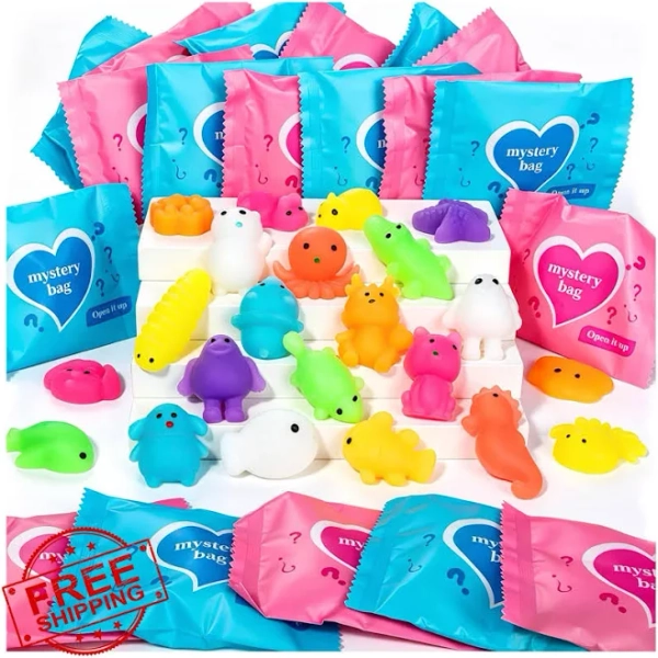 Uayvebs Mochi Squishy Toys 100pcs Mini Bulk