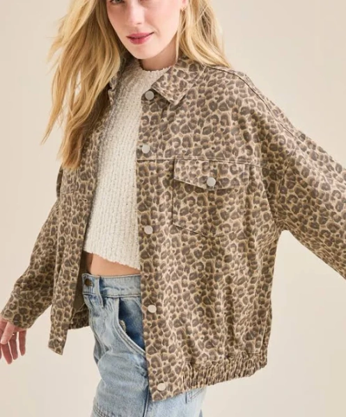 Altar'd State Riley Animal Print Jacket