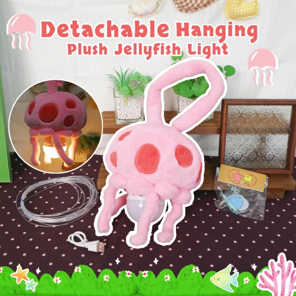 SpongeBob Jellyfish Plush Night Light LED Rechargeable Tatu Plush Gift For Fans Home Decor Kawaii Room Decor Couple Gift Friend Gift Soft