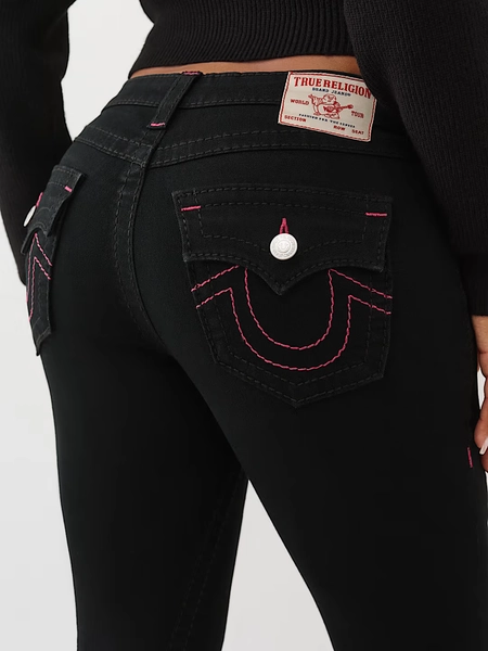 JOEY MID RISE BIG T FLARE JEAN