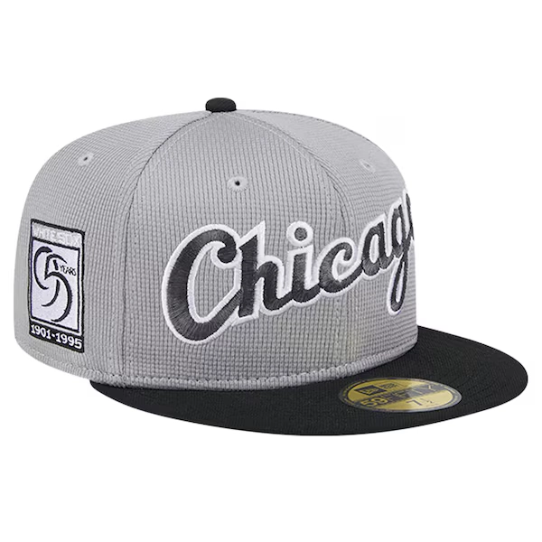 Chicago White Sox New Era Pivot Mesh 59FIFTY Fitted Hat - Gray