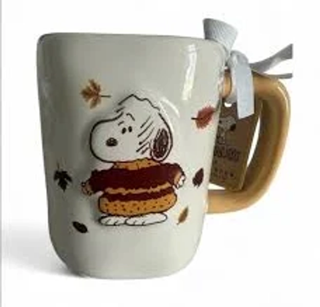 Peanuts x Rae Dunn Snoopy Sweater Weather Fall Mug
