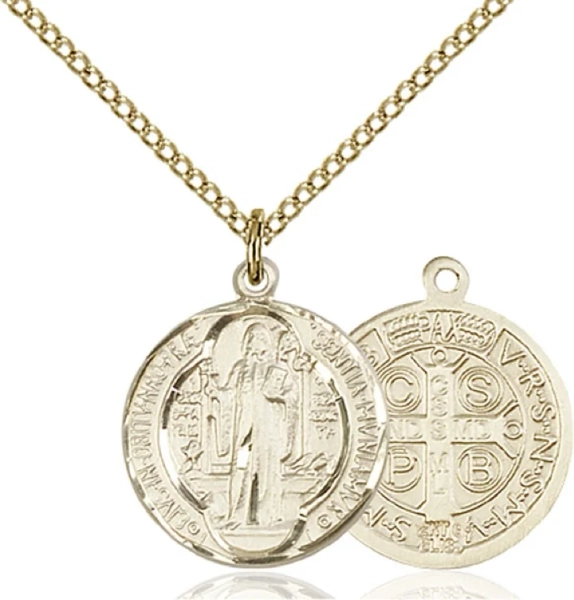 Gold-Filled St. Benedict Medal at Catholic Shop