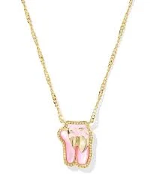 Ballet Short Pendant Necklace Gold Tone - Kendra Scott
