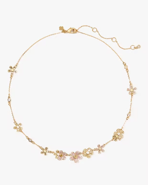Multi Fleurette Statement Necklace