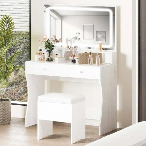 Wrought Studio BAELYN Makeup Vanity