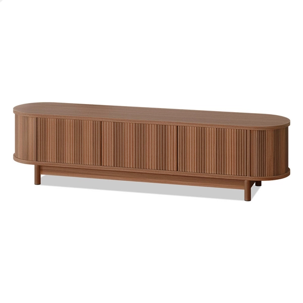 ALFORDSON Entertainment TV Unit 160cm Walnut