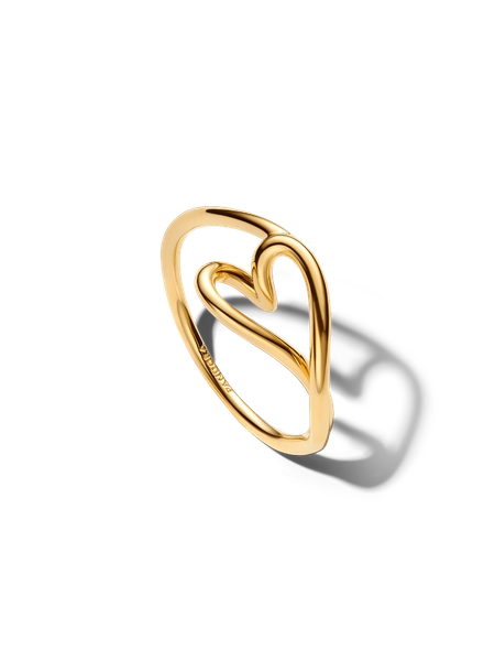 Anillo Corazón Pequeño Forma Orgánica