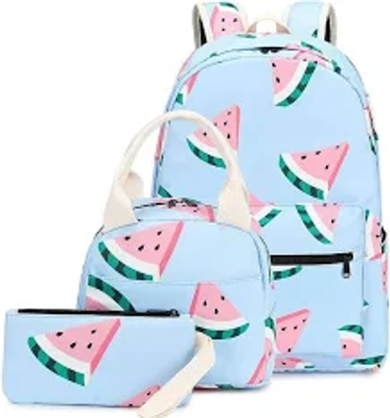 Backpack For Teen Girls Kids School Bookbag Lunch Box Set