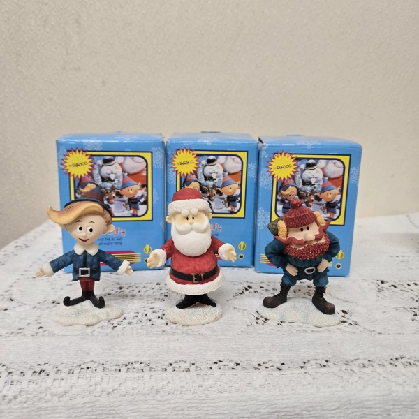 Enesco Rudolph Figurines Yukon Cornelius-Hermey-Santa MIB Choice