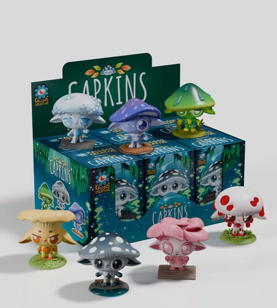 CAPKINS BLIND BOX SERIES 2 WITH 6 PIECE PDQ
