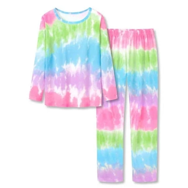 2-Piece Tie Dye Tween Pajamas for Girls