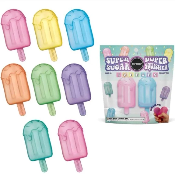 Top Trenz Super Duper Sugar Squisher Ice Pops 2 Pack