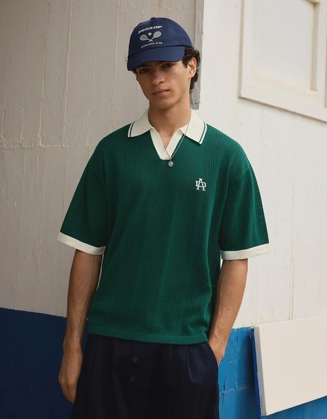 Polohemd mit Print