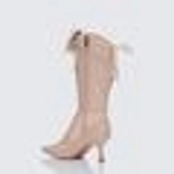 Blaze Blush Knee High Pointed Boxing Heeled Boot