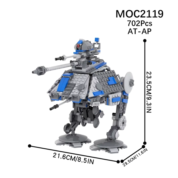 MOOXI Space Wars Walking Machine Model MOC Bricks DIY Diorama Adult Children Toys Building Block Set Montessori Gifts Decoration - AliExpress 
