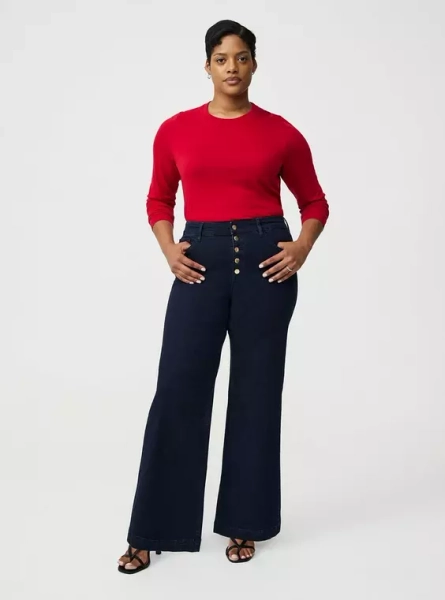 High-Rise Wide Leg Jean