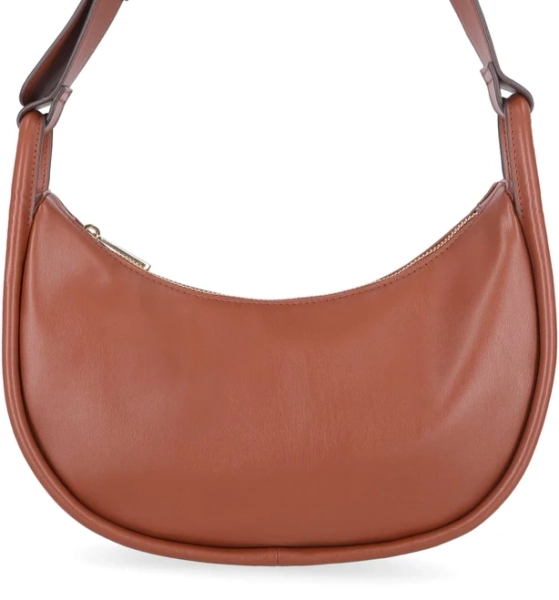 Time and Tru Women's Griffin Crescent Faux Leather Handbag