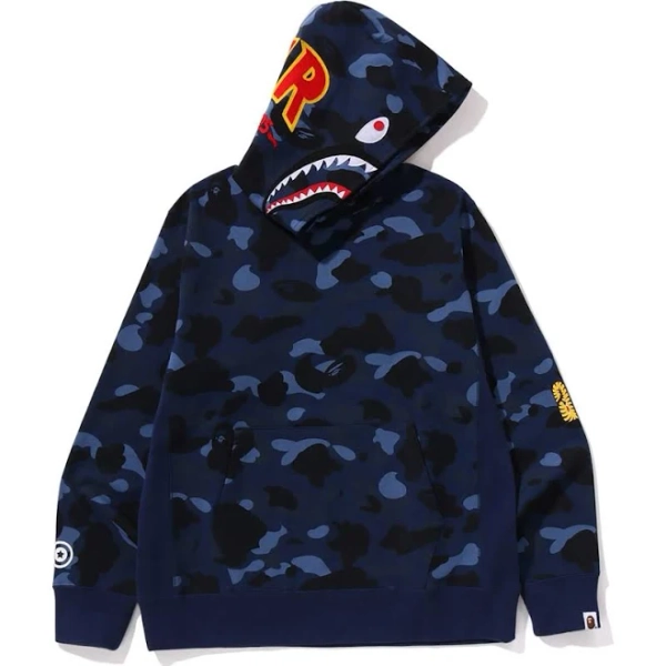 Bape Men's 2nd Shark Pullover Hoodie