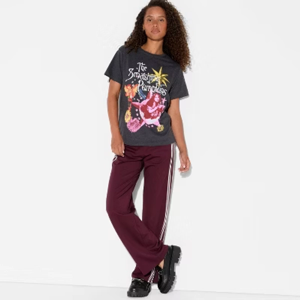 Women's The Smashing Pumpkins Short Sleeve Graphic T-Shirt - Black