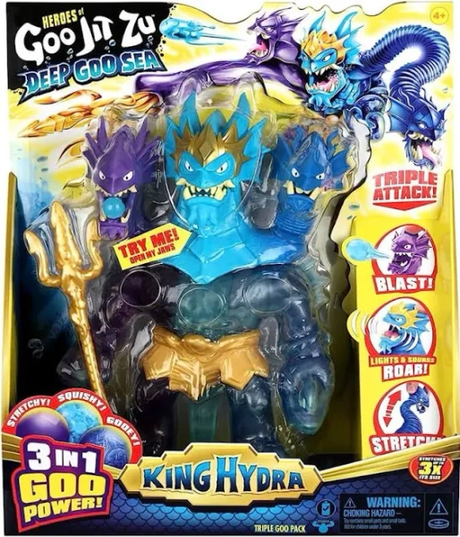 Heroes of Goo Jit Zu Deep Goo Sea King Hydra Triple Goo Pack