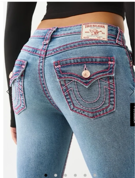 

BECCA MID RISE SUPER T BOOTCUT JEAN - CRYSTAL FLASH | True Religion

