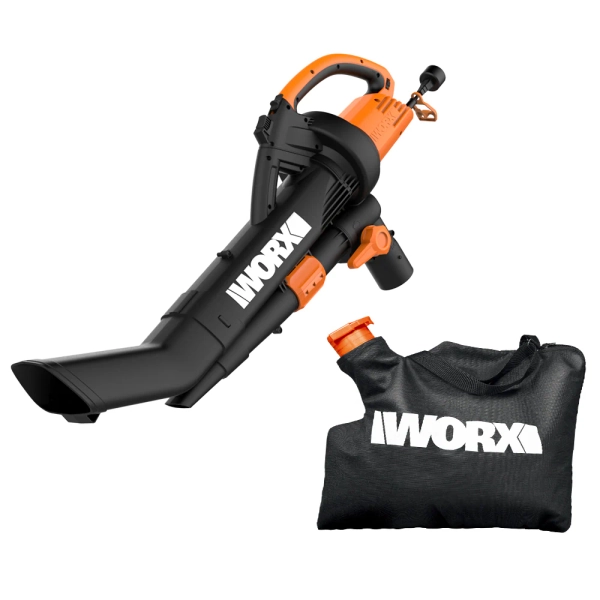 WORX Trivac 350.0-CFM 210-MPH Corded Electric Handheld Leaf Blower