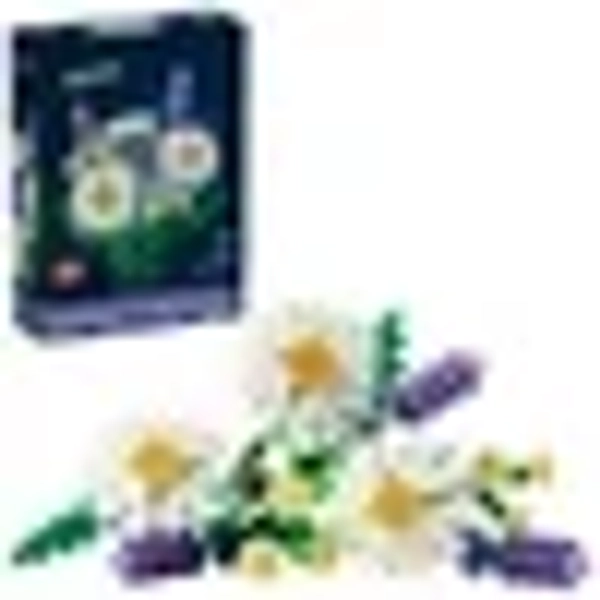 LEGO Botanicals Daisies Building Toy - Valentines Day Gift for Kids, Ages 9+ - Kids Room Decor for Shelf or Desk, Girls & Boys - 11508