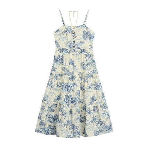 I.N. Girl Big Girls Sleeveless Floral Maxi Dress