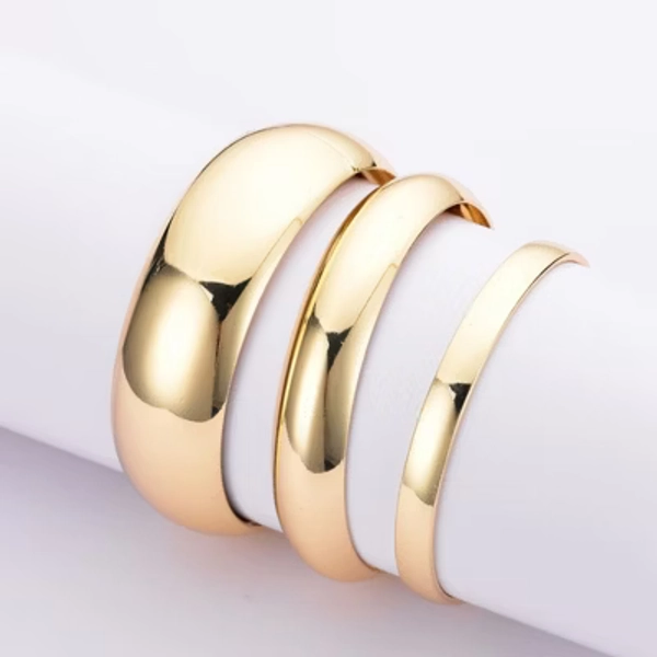 Adornia Gold Plated 3-Bangle Set