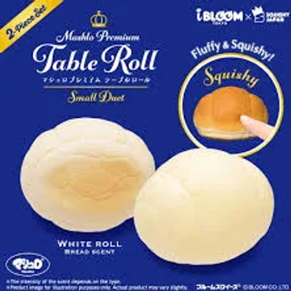 IBloom x Squishy Japan - Mashlo Premium Table Roll Small Duet - White Roll - Squishy Japan