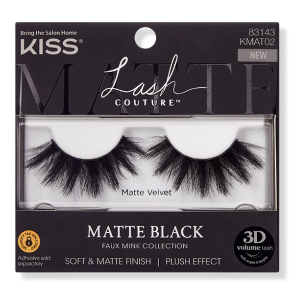 Lash Couture Matte Black Faux Mink, Matte Velvet