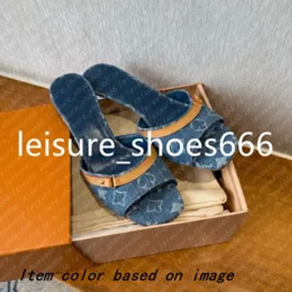 heels x TM Mule high heeled designer womens pink denim 6AM mules 1ADIFX Signature Leather outsole models stiletto heel feminine style casual chic mule 02
