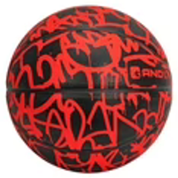 AND1 Fantom Graffiti Rubber Basketball, Size 7 (29.5"), Deep Channel Construction, Indoor/Outdoor Use