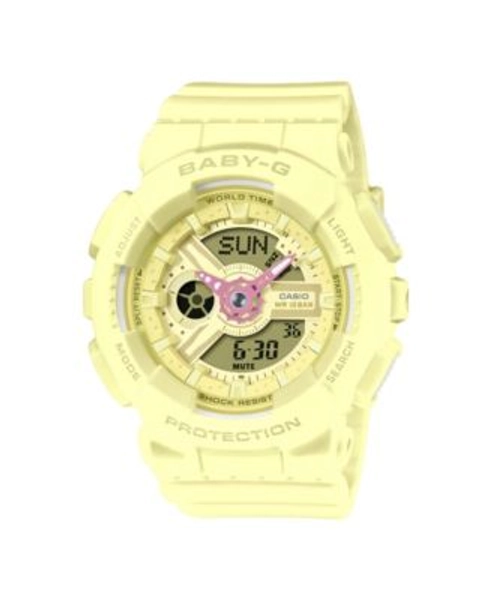 G-Shock Women's Yellow Resin Watch, 43.4mm