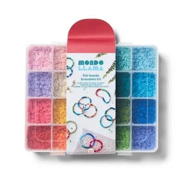 Mondo Llama Flat Clay Beads Bracelet Kit