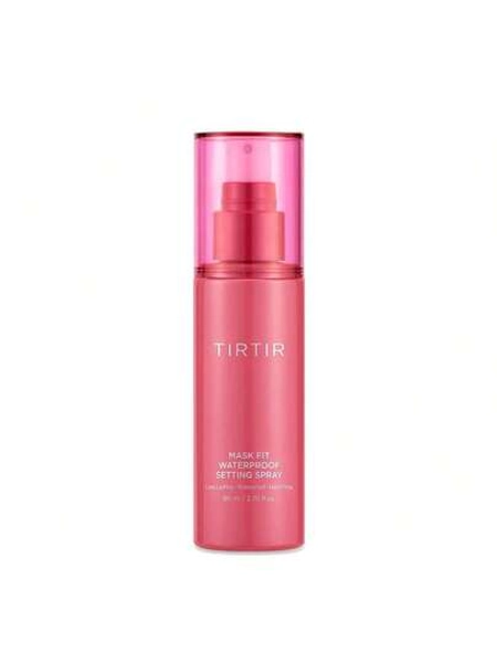 TIRTIR Waterproof Setting Spray – 24 Hour Long Lasting Fix, Sweatproof Water Resistant Makeup Finisher – Ethanol Free, Semi Matte Finish For Oily Skin – Korean Makeup Fixer - 80ml