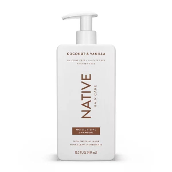 Native Coconut & Vanilla Moisturizing Shampoo for Men & Women - 16.5 fl oz