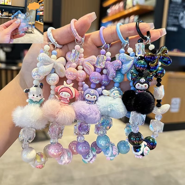 Melody Kuromi Phone Strap Fun Mobile Phone Lanyard Mobile Phone Decorations Cute Keychain Hanging Decoration Christmas Gift - AliExpress 26