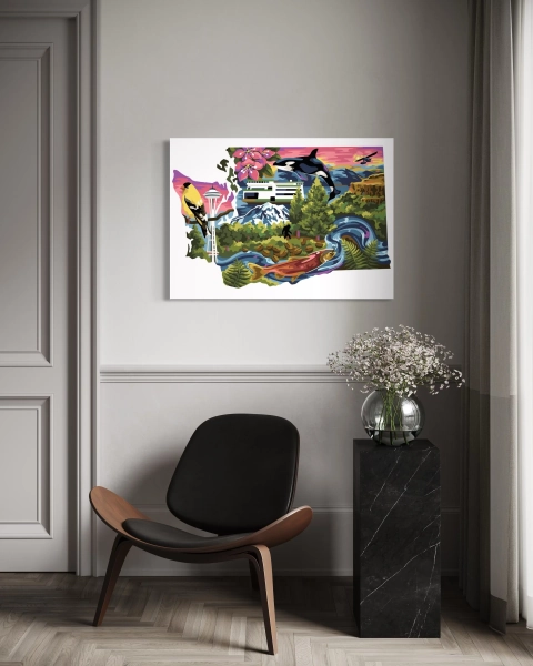Washington Paint by Number Kit — GRAY DUCK ART