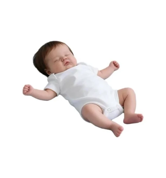 48cm Lifelike Reborn Baby Doll Quinbee Newborn Realistic Handmade 3D Skin Painted with Visible Veins