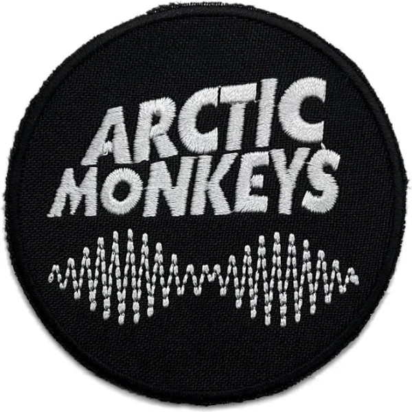 Arctic Monkeys – sound wave band logo embroidered patch ARCT01