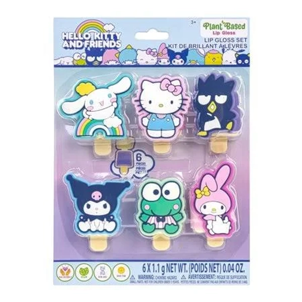 Townley Girl Hello Kitty Lip Gloss First Makeup Set