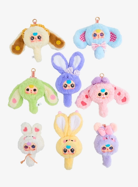 Baby Three Magic Mirror Blind Box Plush Mirror Bag Clip