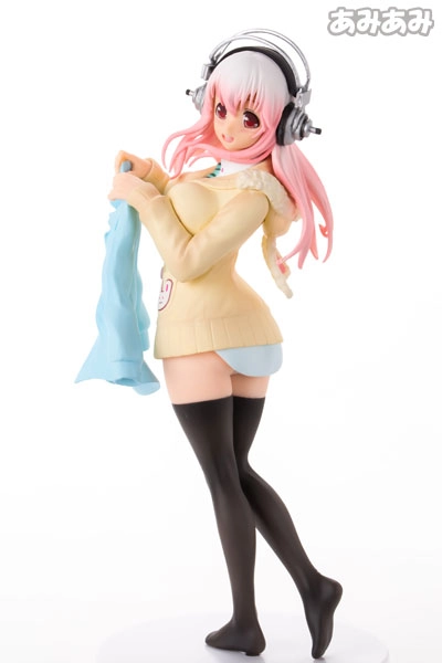 (Pre-owned ITEM:A/BOX:B)Super Sonico Sonico-chan Seikatsu Micchaku Shuzai Special Figure -Okigae Time- (Game-prize)(Released)