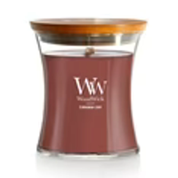 WoodWick Medium Hourglass Scented Candle, Cinnamon Chai, 9.7 oz