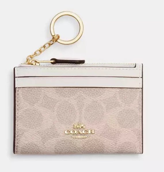 Mini Skinny Id Case In Signature Canvas