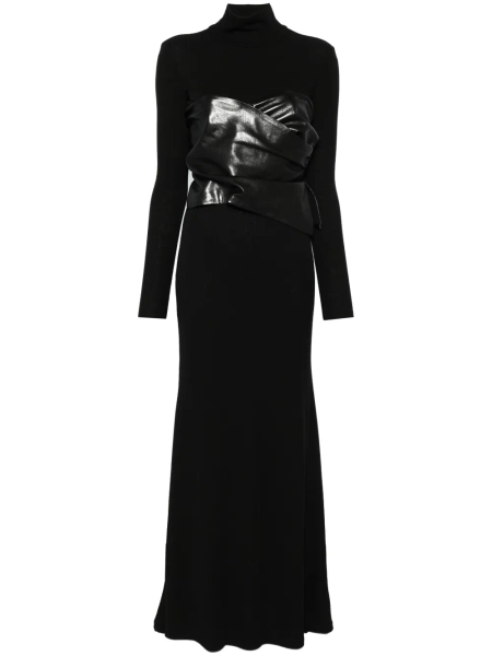 Nanushka robe longue à col roulé | XXS